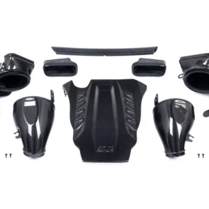 Eventuri BMW F9X X5M / X6M / G09 XM / M60i Black Carbon Intake System w/ Silver M Power Logo